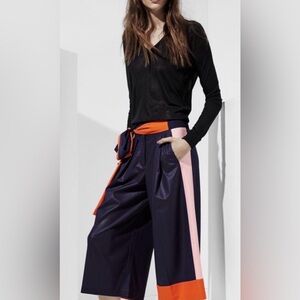Sports Max Women’s Navy Wide-Leg Pants